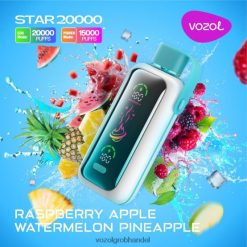 VOZOL STAR 20000 Himbeere, Apfel, Wassermelone, Ananas - F6TH20413 VOZOL Geschmacksrichtungen